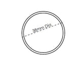 38MM DIA EURO OFFSET CHS ROUND HANDRAIL STAINLESS STEEL